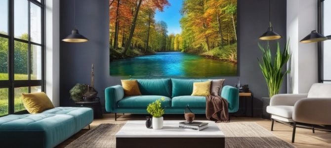 Hoe een plexiglas schilderij met bloemen warmte en elegantie toevoegt aan de woonkamer